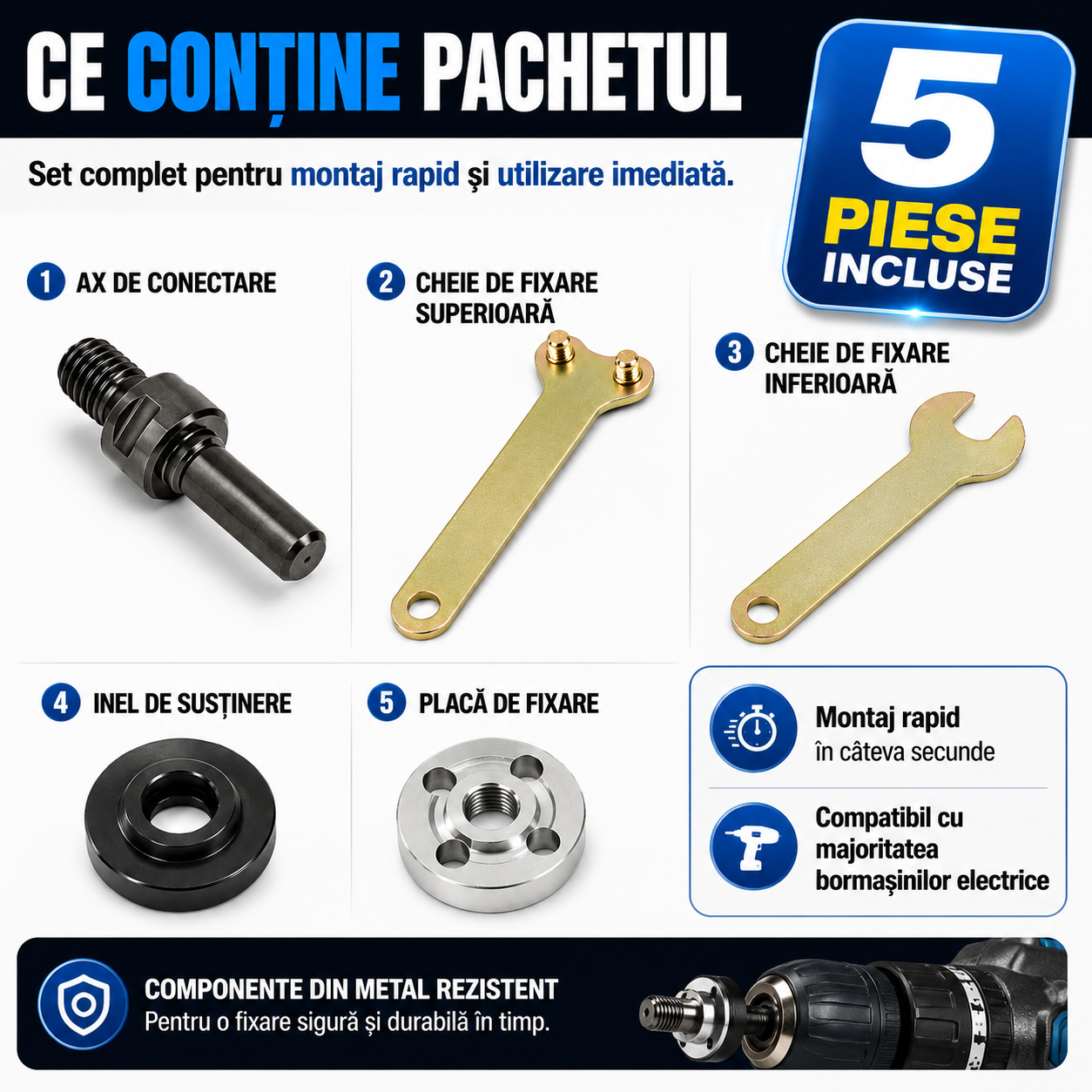 KIT Adaptor pentru Bormașină